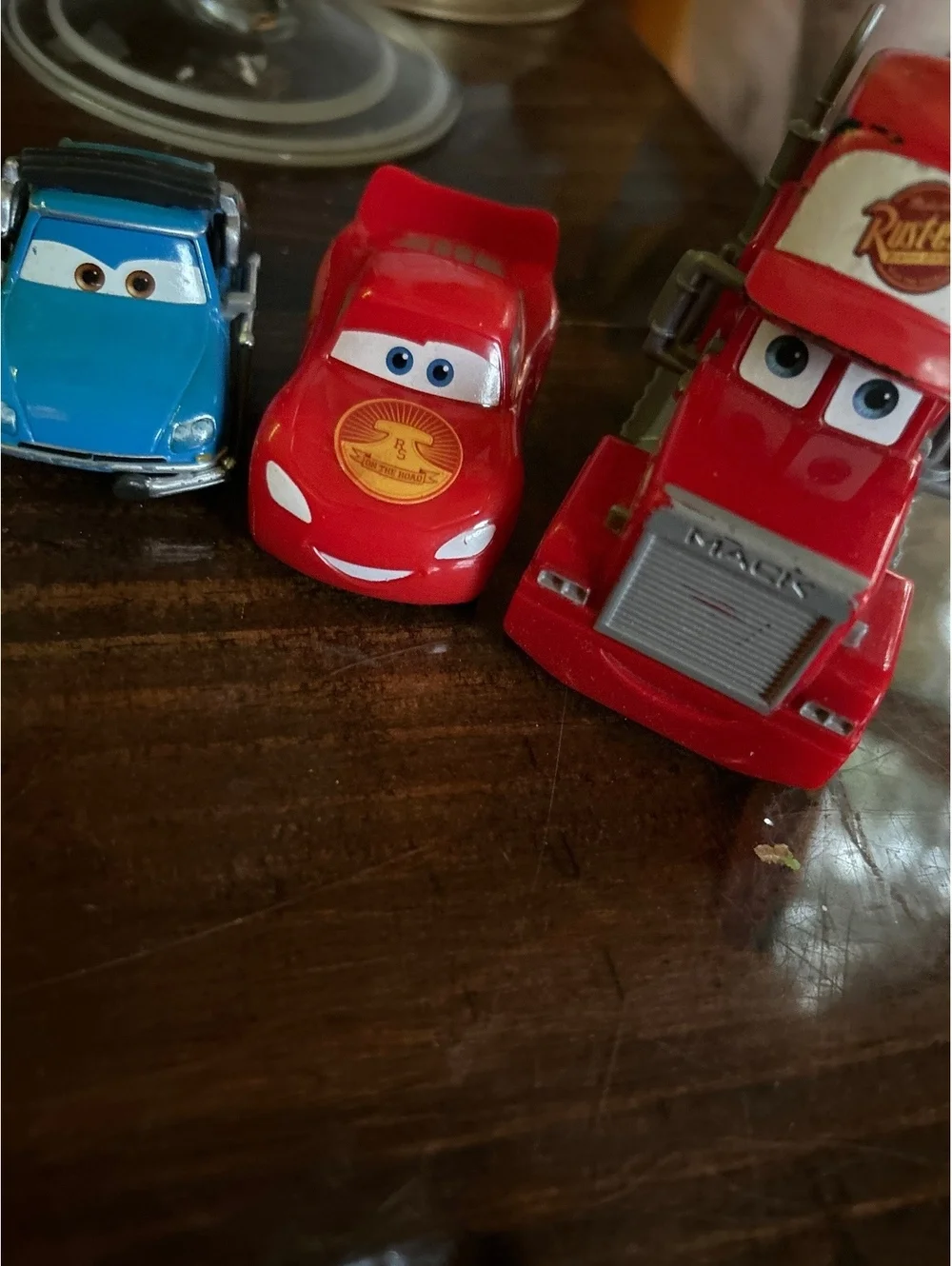 Cars Diecast- plastic  Toy Cars Set of 3 - Lightning McQueen, Mack, and More